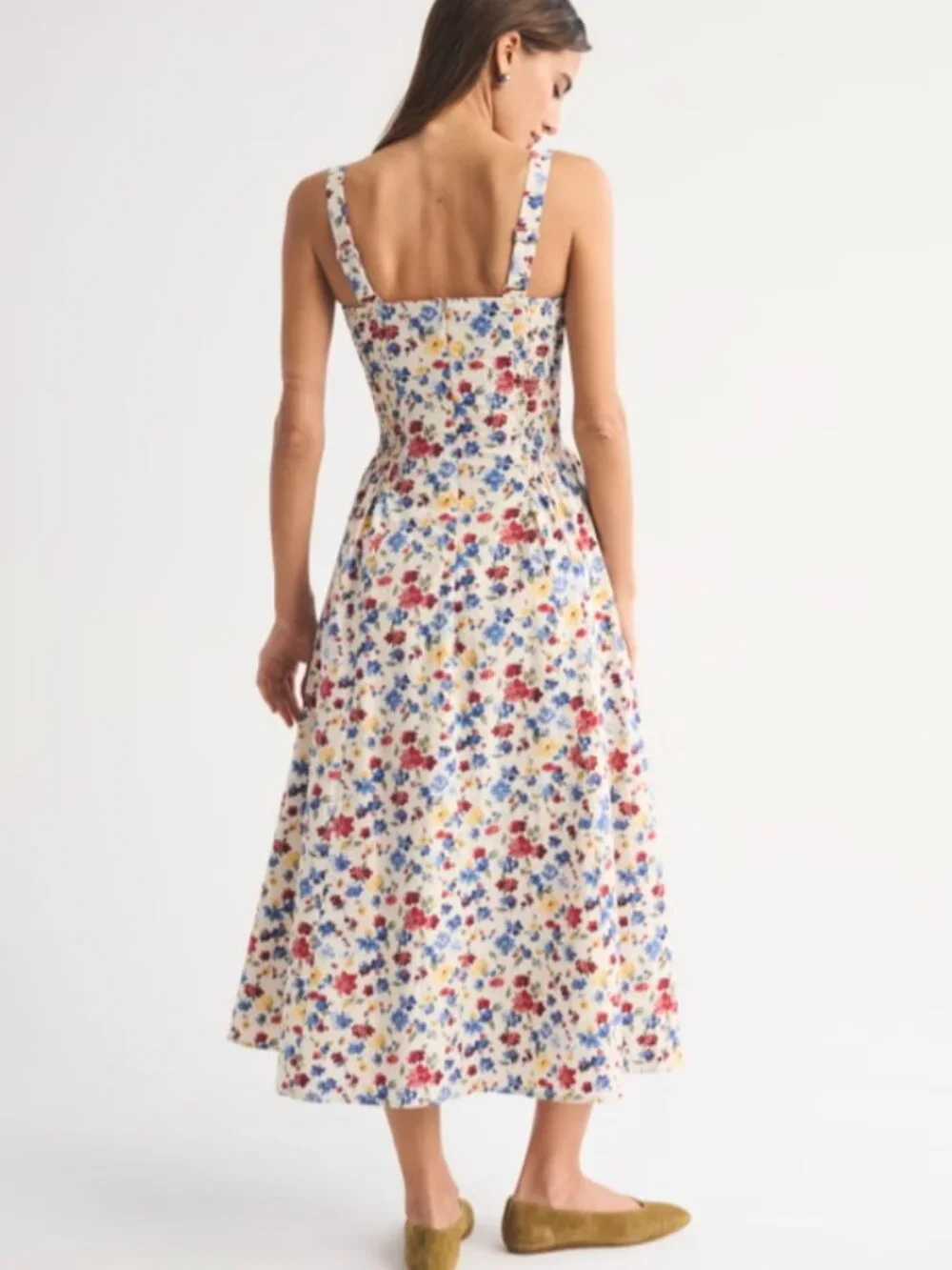 Abercrombie & Fitch Bra Free Dylan Midi Dress XS Tall - NWT